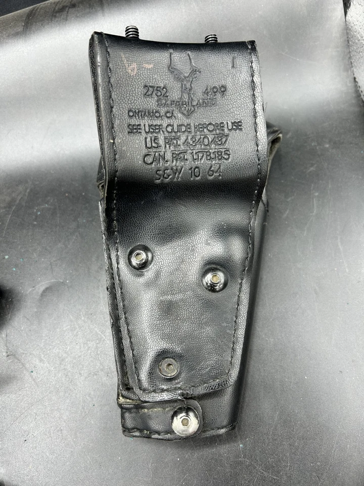 SAFARILAND Gun Holster for S&W K Frame 10 11 12 15 19 64 66 67 68 4" RUGER RH - Image 3 of 4