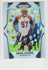 GENO ATKINS CINCINNATI BENGALS  AUTOGRAPHED CARD THROUGH THE MAIL