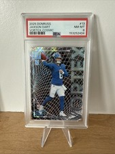2025 Donruss Jaxson Dart Vortex Cosmic /100 RC PSA Rookie Insert Low Pop