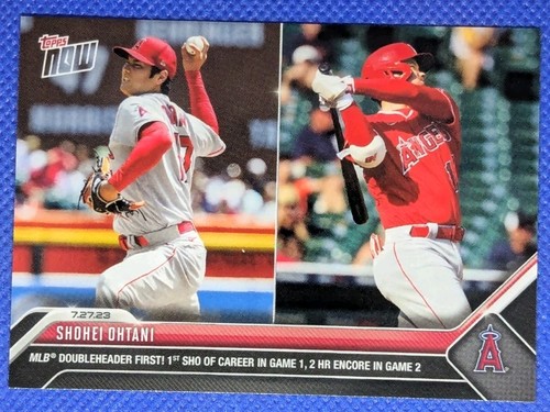 2023 Topps Now SHOHEI OHTANI #625 Doubleheader Los Angeles Angels