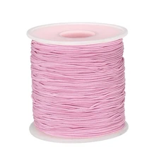 Elastic Cord Stretchy String 0.8mm 109 Yards Light Pink for Crafts