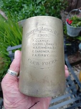 Rare Bristol Ariel Rowing Club 1903 Club Fours Commemorative EPNS Tankard