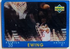 1997-98 Upper Deck Diamond Vision Lenticular New York Knicks Patrick Ewing #18