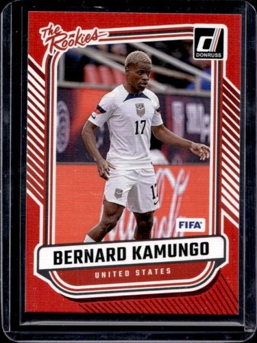 2024-25 Donruss Bernard Kamungo The Rookies Red Rookie RC #12 USMNT