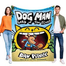 Throw Blanket for Dog Man Bed Couch Soft Flannel Blanket for Gifts Home Decor