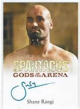 Spartacus Premium 2012 Auto Autograph Gods of the Arena Shane Rangi as Dagan