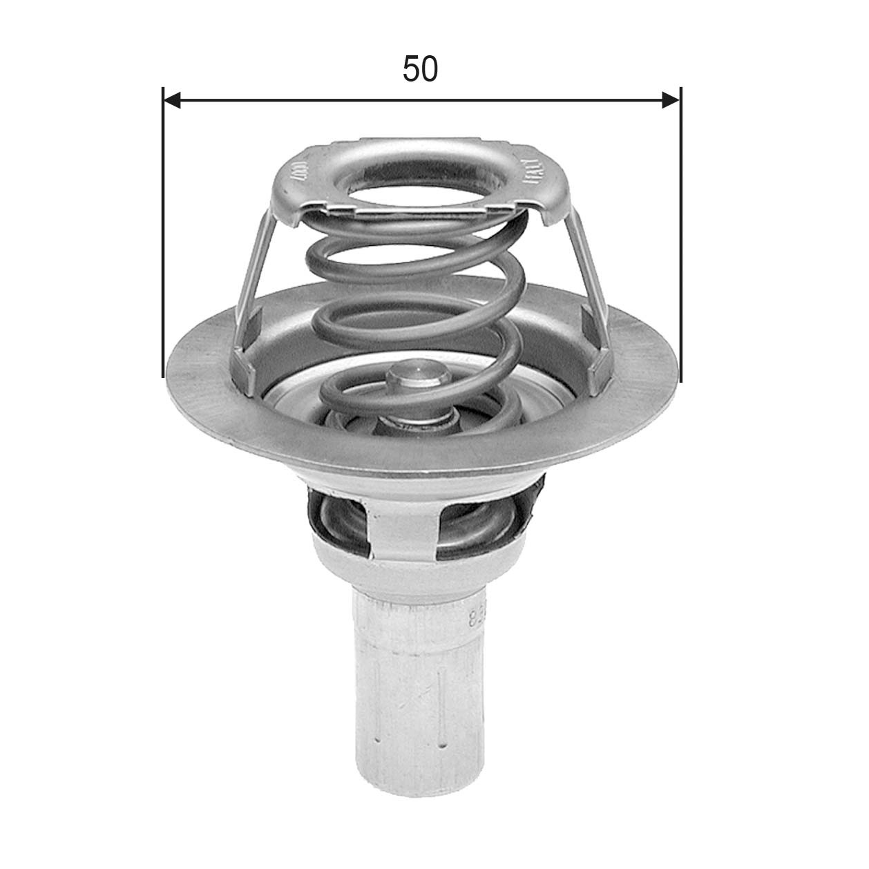 GATES TH23491G1 Thermostat, coolant for RENAULT