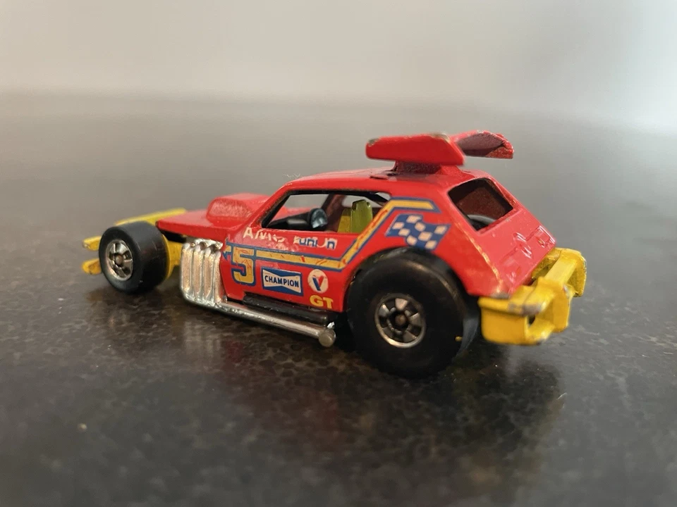 Hot Wheels Flying Colors Rojo AMC Grasado Gremlin Escala 1/64 Diecast Mattel 1978 Foto 4 de 4