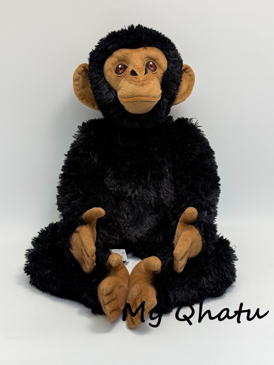 IKEA SANDLOPARE SANDLÖPARE Soft Toy Chimpanzee Black 12 ½