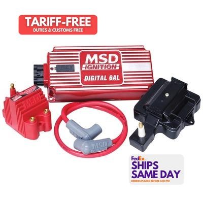 Msd Ignition 85001, Kit Red Aluminum Super Hei Kit W/Digital 6Al & Blaster Ss Co