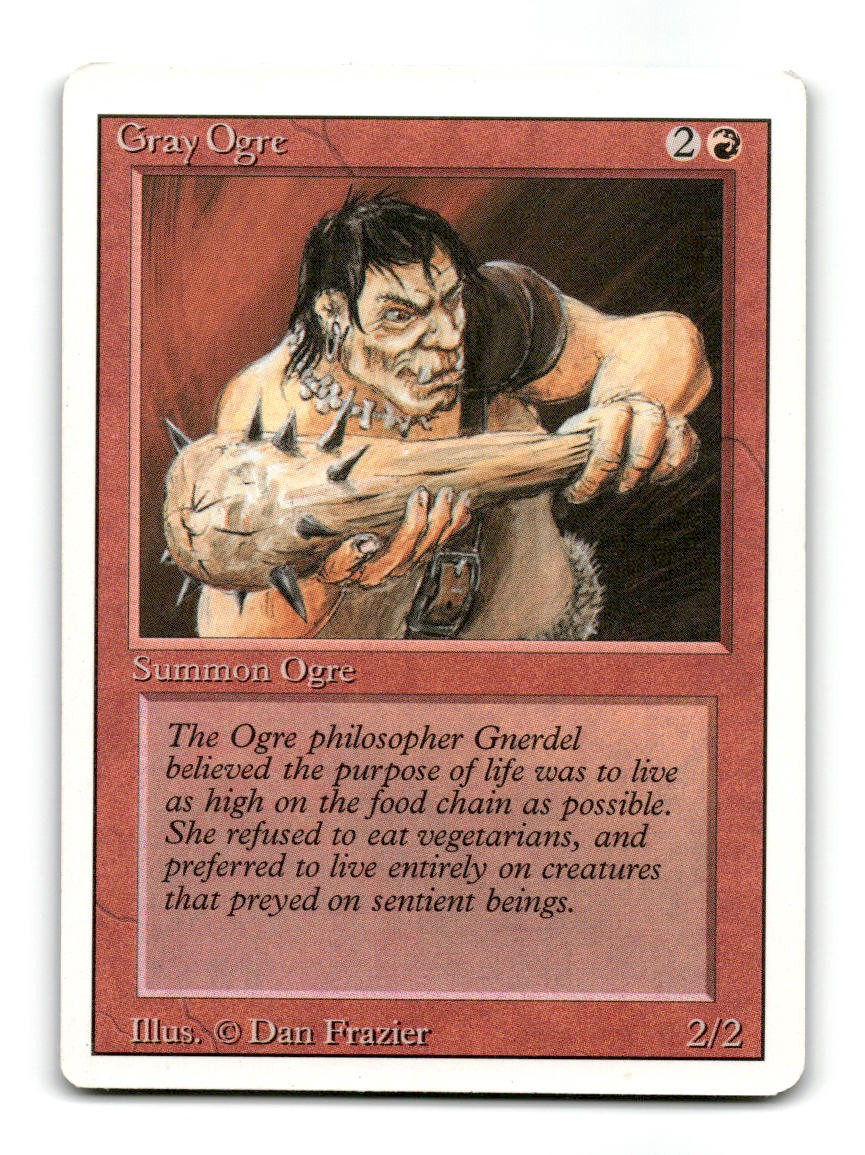 Gray Ogre Revised Edition Magic: The Gathering ~A13-341