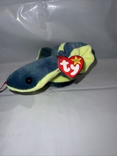Ty Beanie Baby Hissy Snake Beanbag Plush Original Tag 1997 PE 4185 Gen 5