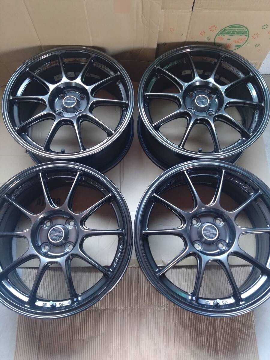weds TC105X 16インチ7j 4本 Weds Sport Tc105X 16 Inch 7J 43 4H-100 Wheel Center Cap Ej