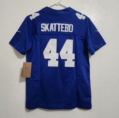 YOUTH NEW YORK GIANTS Cam Skattebo #44 Stitched Jersey Size Small (8) NWT