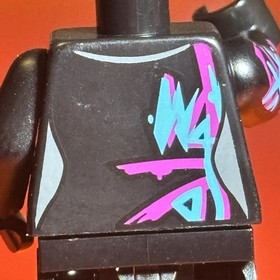 Lucy Wyldstyle Minifigure Figure Folded Hood From Set 70808, LEGO Movie