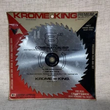 VTG Vermont American Krome King Circular Saw Blade 8 Inch K408 Combo Rip USA