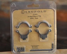 Leupold 1-inch Medium Standard Scope Rings STD Matt Finish  49901