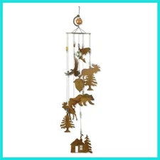 Wilderness Wonders Rustic Cabin Wind Chime, Large
