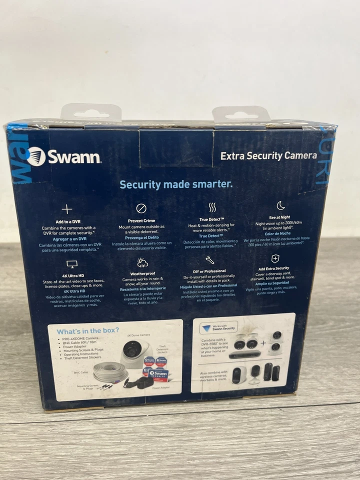 Swann 4K HD Thermal Motion Dome Camera SWPRO-4KDOME - Bluetooth, Weatherproof - Image 3 of 3