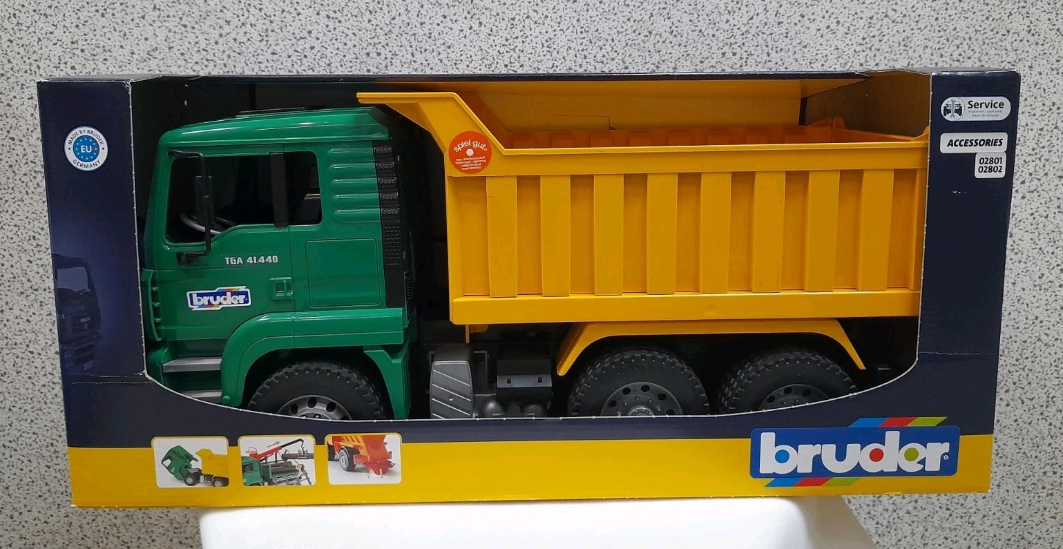 BRUDER CAMION CON CASSONE RIBALTABILE - Immagine 2