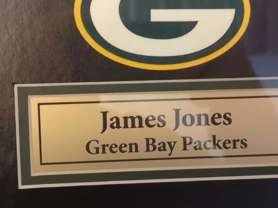 James Jones Green Bay Packers Hand Signed Photo Framed 17"X 23" Inches With COA - Image 4 of 4
