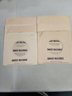 45 RPM 7'' RECORD SLEEVES CO. SLEEVE 6 PACK SEE PHOTOS - QWest (SLV101)