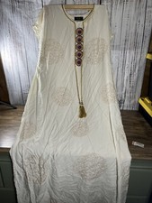 Yu Kang new with tag large boho styled dress with embroidery