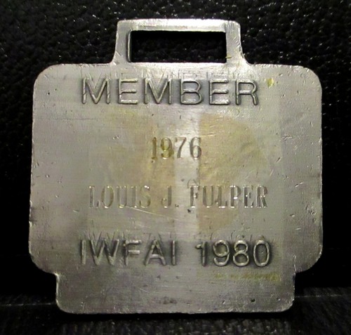 Page Engineering Company Watch Fob Dragline Shovel Cranes 1980 IWFAI L J Fulper - Picture 2 of 2