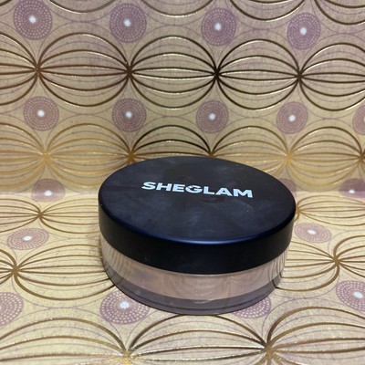 SheGlam Baked Glow Setting Powder Light Brown .19oz Loose Powder