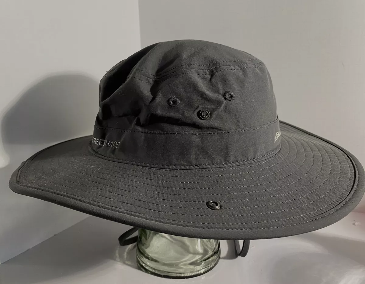 Eddie Bauer Trailcool UPF Cooling Sun Hiking Wide Brim Gray Hat S