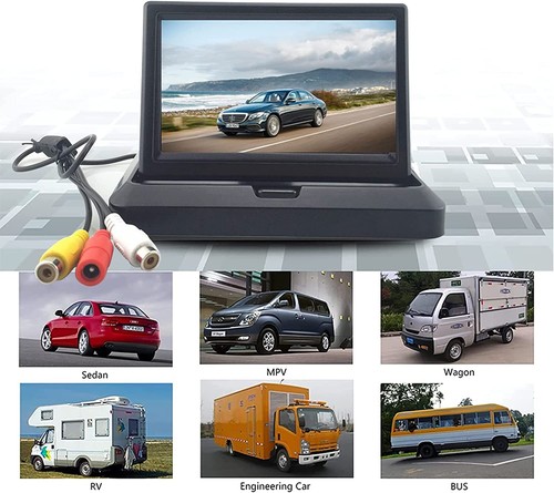 4.3''/5"/7'' LCD Screen Car Rear View Backup Monitor for Parking Reverse Camera - Picture 17 of 63