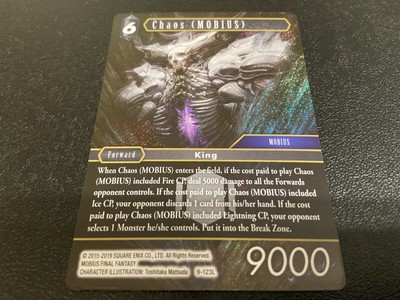 Chaos Mobius Foil 9 123l Final Fantasy Tcg Near Mint Nm Fftcg Ebay