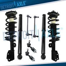 Front Struts Rear Shocks Sway Bars Kit for 2005-06 Chevy Equinox Pontiac Torrent