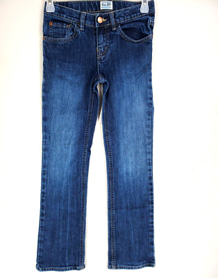 Est.89 Place Kids Girls Blue Denim Skinny Stretch Jeans size 10 Zipper Closure