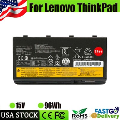 96WH 01AV451 Battery For Lenovo ThinkPad P70 P71 Series SB10F46468 00HW030 78++