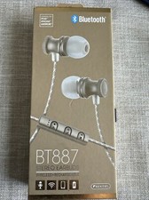 Sentry Stereo Bluetooth Wireless wire free Earbuds BT887 GOLD  NEW