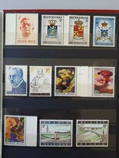 timbres Belgique : 1967 - 1969 COB N° 1433,1463 à 1465, 1514, 1515... NEUF **