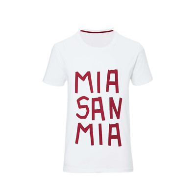 Original FCB FC Bayern München T-Shirt Mia san mia weiß (Artikel 22618 / 22614)