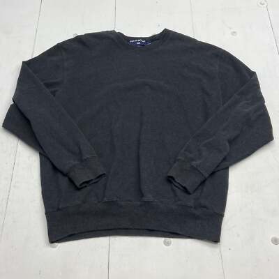Ralph Lauren Polo Sport Charcoal Crew Neck Pullover Sweatshirt Men 