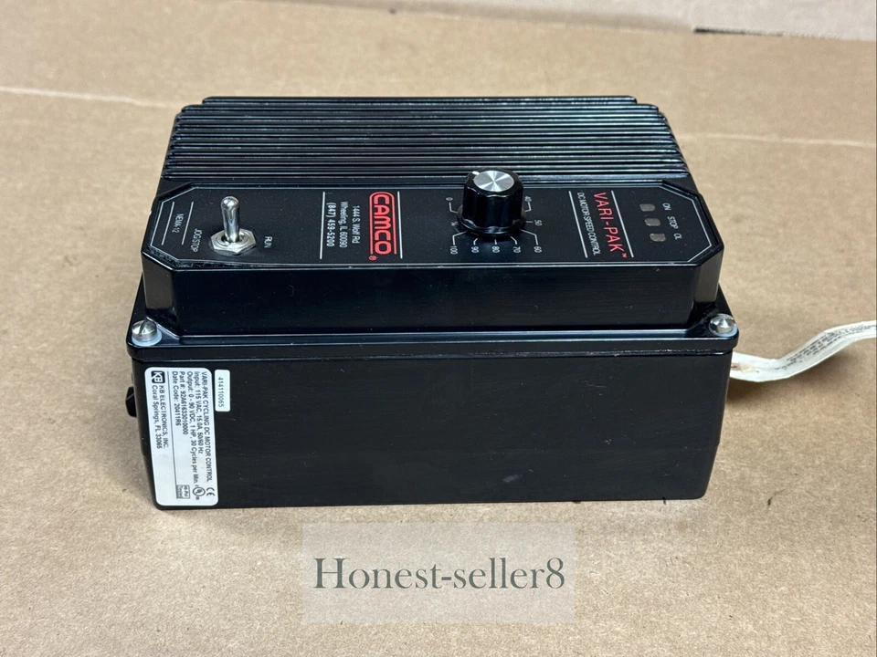 NEW CAMCO 92A61633010000 Vari-Pak DC Motor Speed Control 115V 0-90VDC FAST SHIP - Image 2 of 4