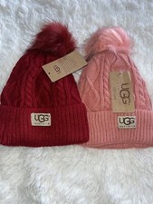 2 Ugg Knit Winter Hats Bundle