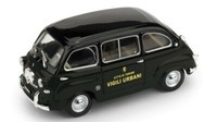 Brumm 1/43 Fiat 600 Multipla 1956 Vigili Urbani Torino Statisches Modell Diecast