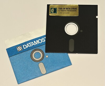 Tail Of Beta Lyrae Atari Computer Software Game Datamost Floppy Disk 1983