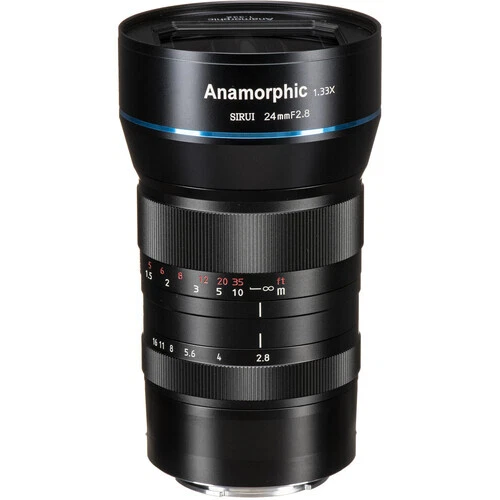 Sirui 24mm Anamorphic Lens F2.8 1.33X APS-C Camera Lens (E Mount) SR24-E