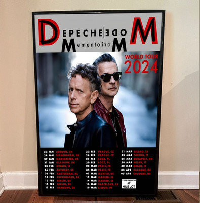 Depeche Mode Memento Mori World Tour 2024 Poster Home Decor