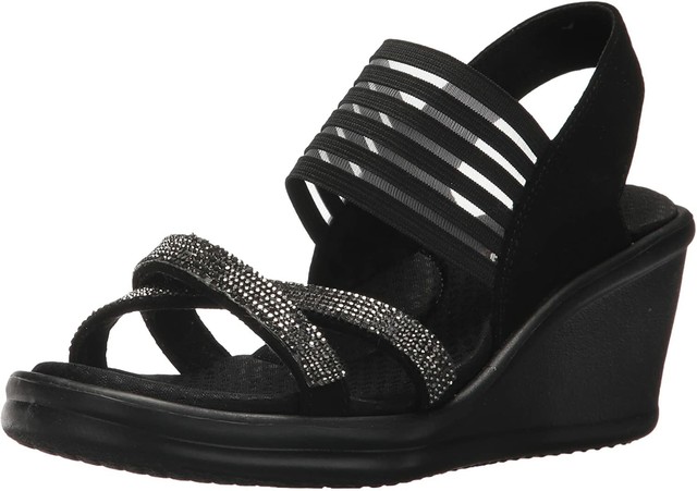 skechers ladies wedge sandals