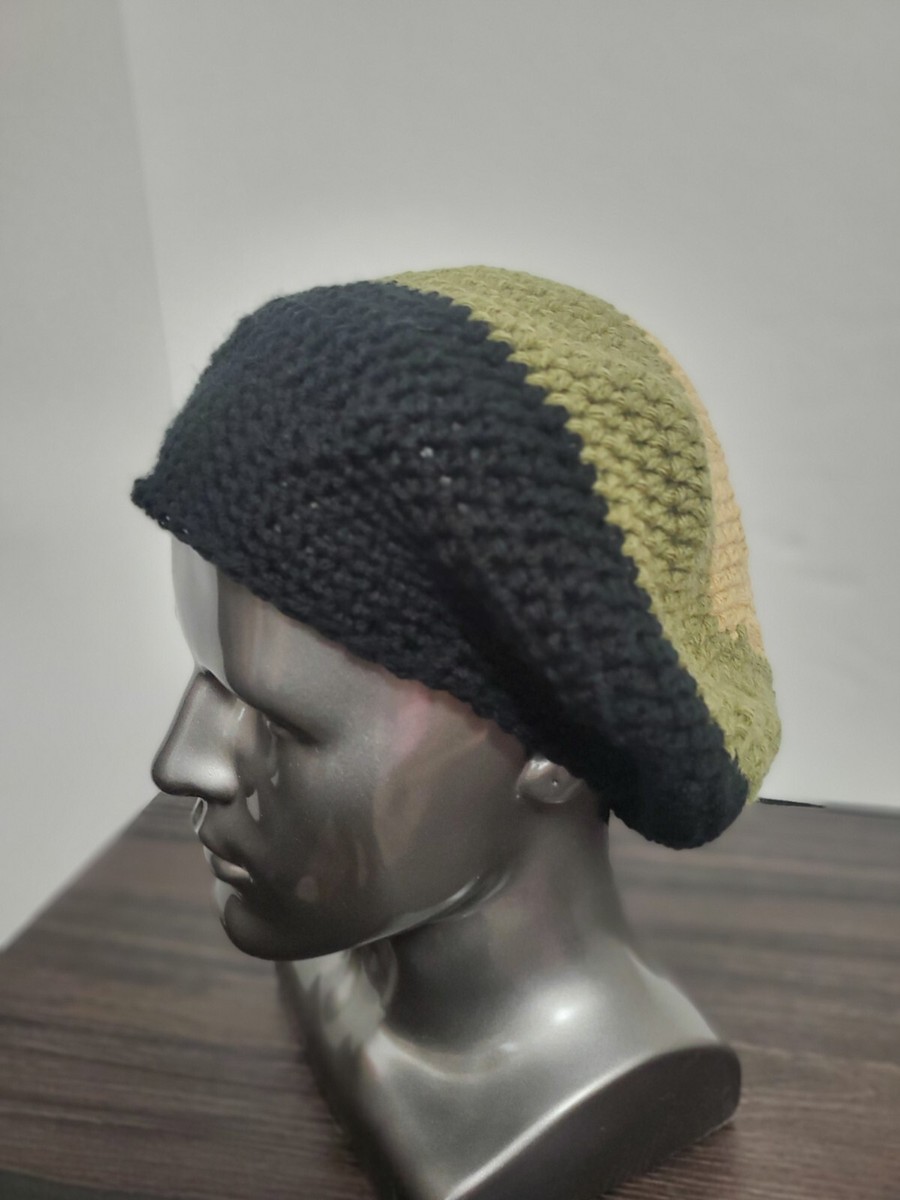 Beret Tam Hat Rasta Hippie Dreads Beanie Reggae Cap Dreadlocks