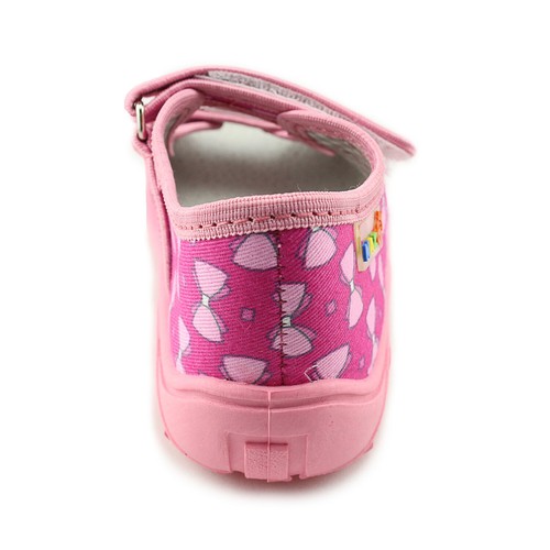 Nazo Girls Canvas Open Toe Sandals with Leather Innersole - Picture 6 of 8