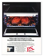 Print Ad Proctor-Silex Continuous Clean Toaster Oven Vintage 1981 Advertisement