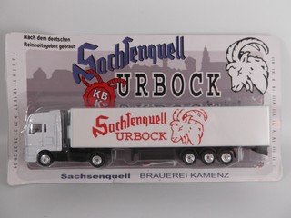 Brauereitruck Werbetruck Sachsenquell Urbock Brauerei Kamenz in OVP !!! 1124